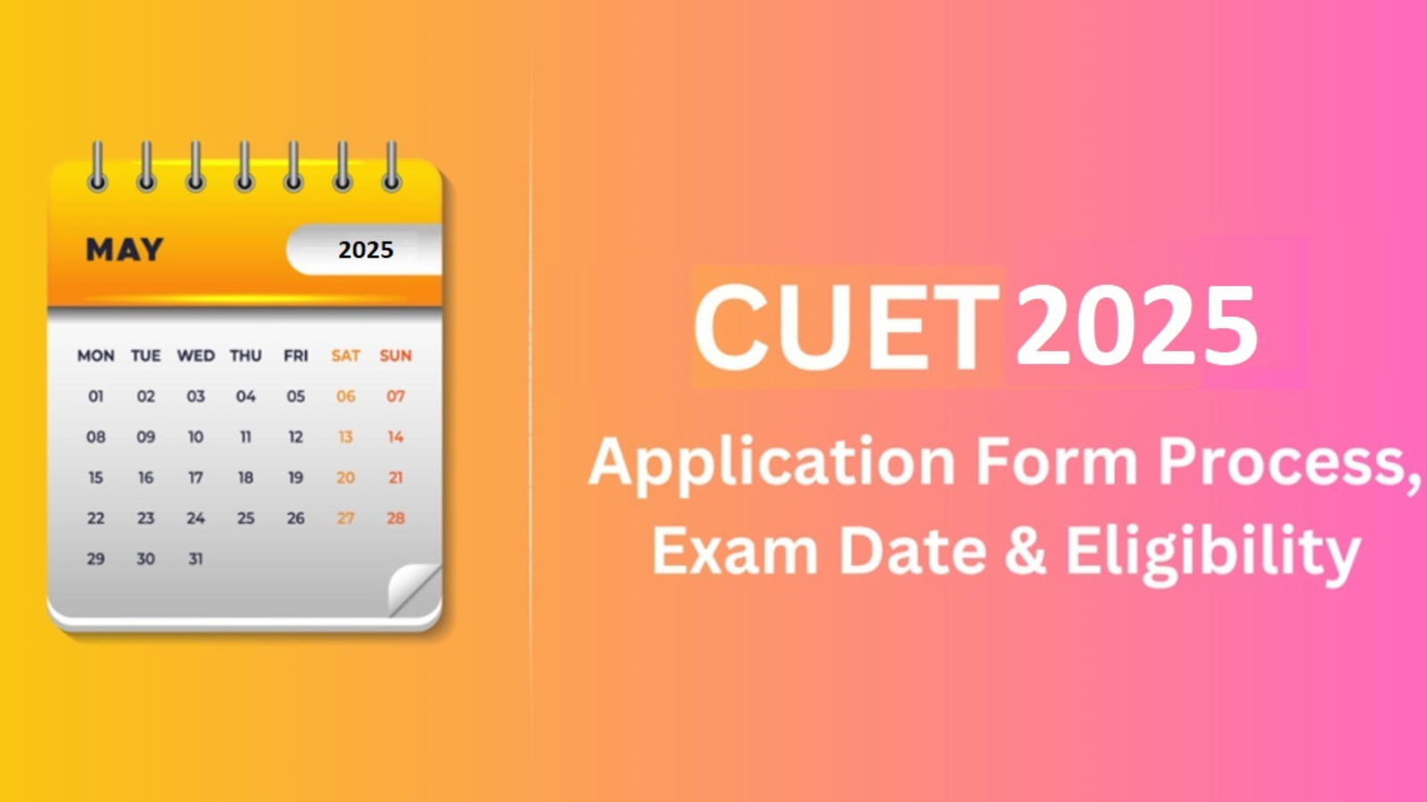 When to apply for CUET 2025